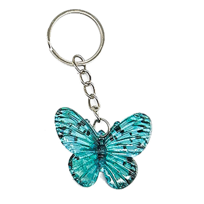 Wholesale Butterfly Pendant Bead Acrylic Keychain JDC-KC-TYS012