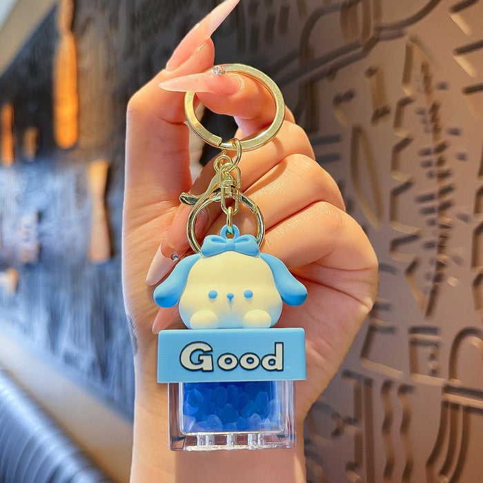 Wholesale Cute Cartoon Three-dimensional Aromatherapy Acrylic Keychain JDC-KC-ZhiZ005