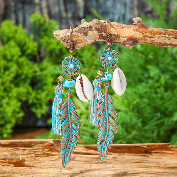 Wholesale Bohemian Tassel Earrings Zinc Alloy Jewelry Accessory MOQ≥2