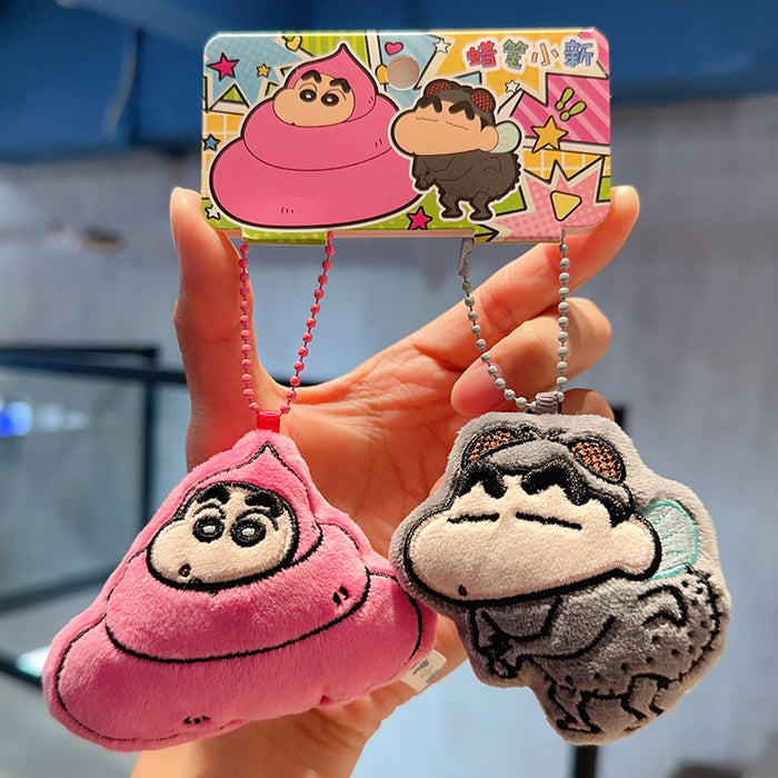 Wholesale   plush   cartoon plush keychain men's and women's schoolbag small pendant