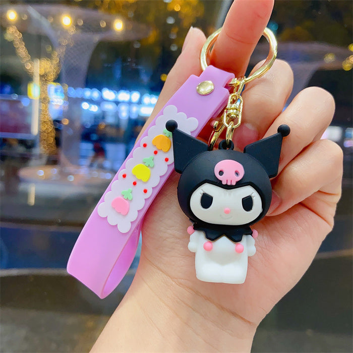 Wholesale Soft Rubber Cute Keychain JDC-KC-YueW001