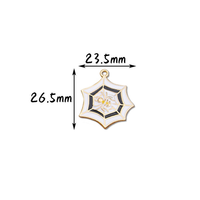 Wholesale 10pcs  Series  Alloy Dripping Oil Earrings Pendants Jewelry Accessories Factory