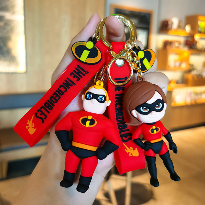 Wholesale silicone cute animation key chain （F） JDC-KC-YMeng015