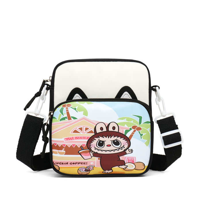 Wholesale Children' s  Shoulder Bag Cartoon Thickened Printed Coin Purse Ultra-Light Children' s Crossbody Bag