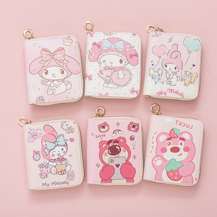 Wholesale Cartoon Anime Cute Short Zipper Wallet JDC-WT-QT018