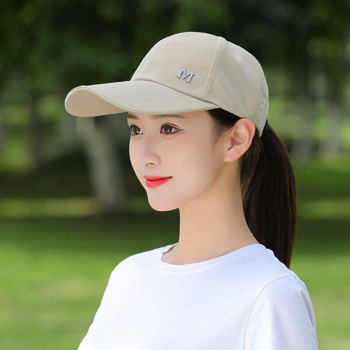 Wholesale Hat women's summer sun-proof peaked cap fashionable all-match fashionable thin long brim baseball cap sun hat