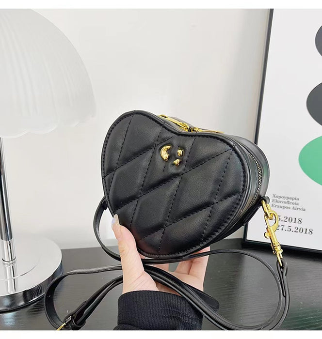 Wholesale love bag shoulder bag rhombus embroidered red envelope bag women's