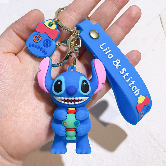 Wholesale Cartoon Silicone Doll Keychain JDC-KC-QiChao007