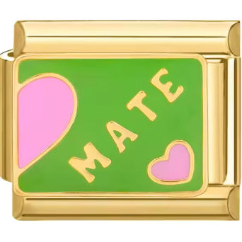 Wholesale Stainless Steel Module Bracelet Gold Plated Smiley Dolphin Crown Double Heart All Match Personality Assembly