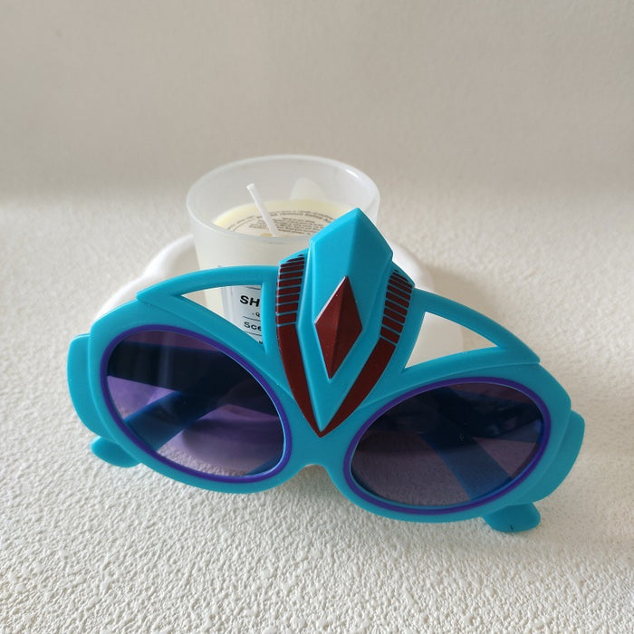Wholesale Children' s Sunglasses Cute Cartoon Ultraman Glasses Style Glasses