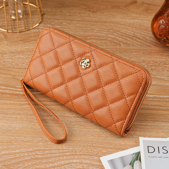 Wholesale Light Luxury Fresh Fragrant Women's Wrist Bag Wallet Women's Multi Card Women's Mobile Phone Bag JDC-WT-XQ002