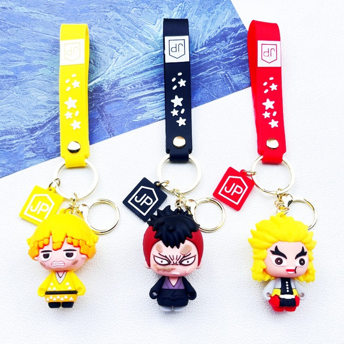 Wholesale PVC Cartoon Doll Keychain JDC-KC-ChuC047