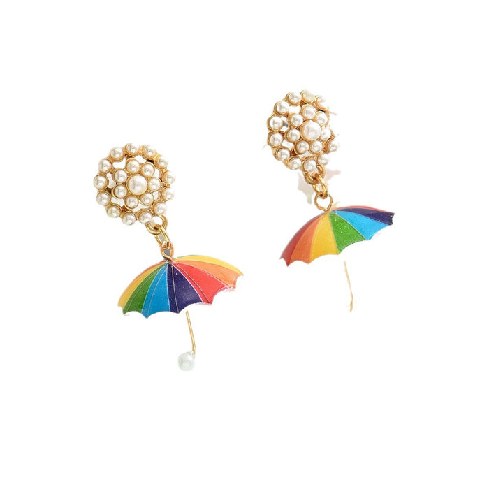 Wholesale Advanced colored earrings, fashionable hanging earrings, pearls