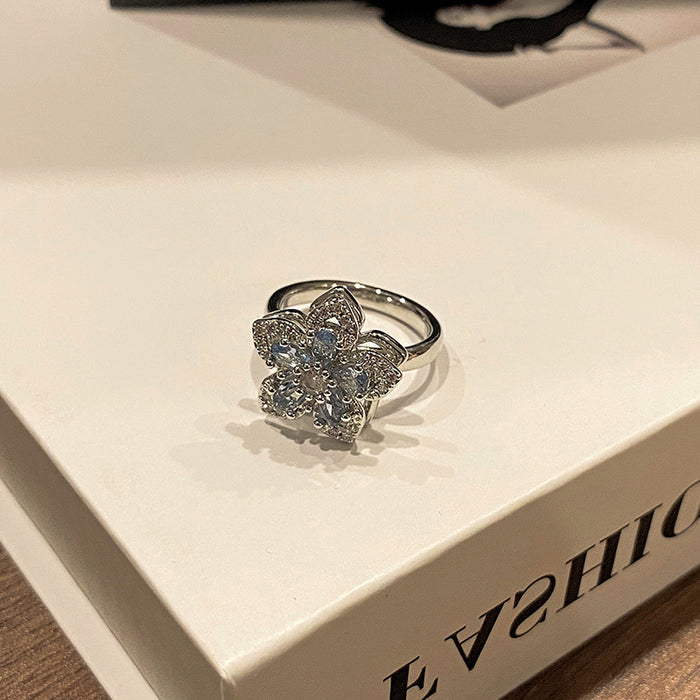 Wholesale Butterfly Open Ring, Fashionable and Personalized Ring, Love Small, High End, Elegant and Light Luxury