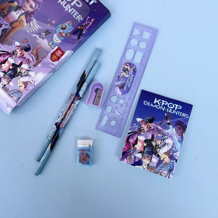 Wholesale  6 Piece Stationery Gift Set For Students Chic Kpop Office Decor Boutique Resale