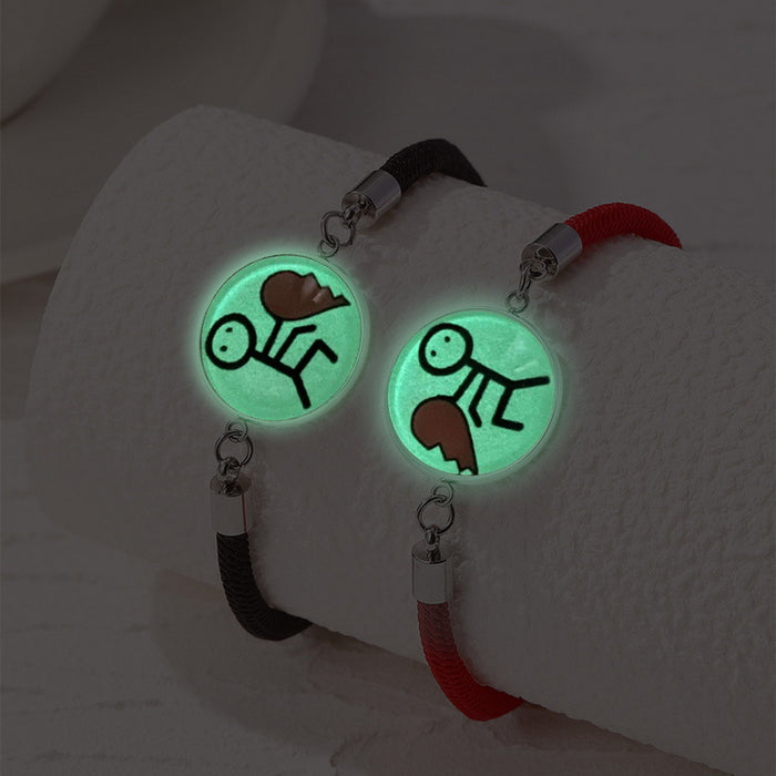 Wholesale sun and moon lovers time couple bracelet