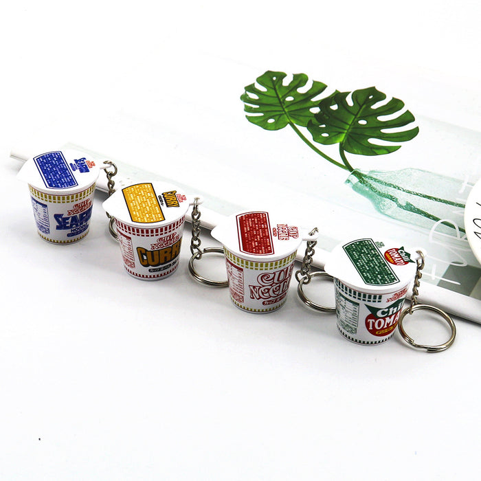 Wholesale Food and Instant Noodle Plastic Keychains JDC-KC-HaoAn020