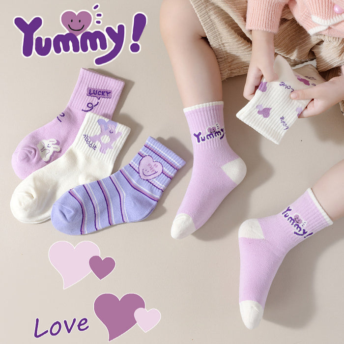 Wholesale 5pcs children' s socks baby sports socks large children' s stockings