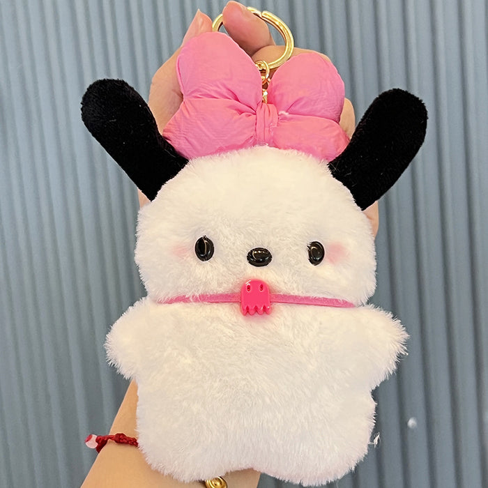 Wholesale  Plush Keychain Doll Bag Charm Cute Cartoon Keychain