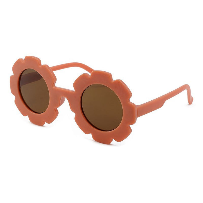 Wholesale Sunflower Children's Sunglasses Baby Fashion Flower Glasses