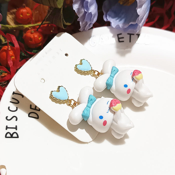 Wholesale Cute Cartoon Resin Earrings JDC-ES-Xiaox002