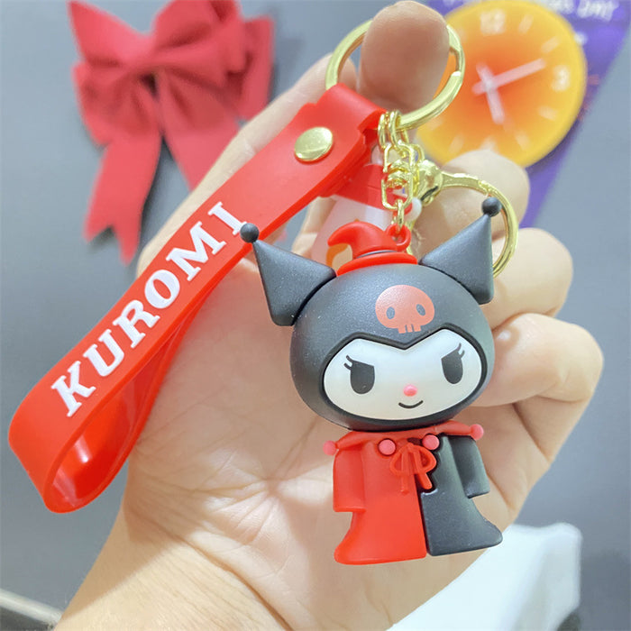 Wholesale PVC Cartoon Doll Keychain JDC-KC-WuYi016