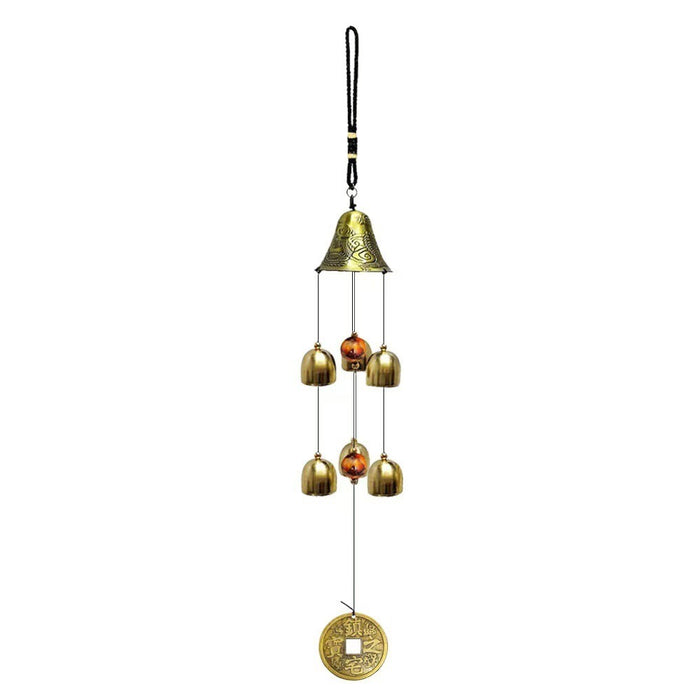 Wholesale Dragon and Phoenix Bells Rotating Wind Chimes