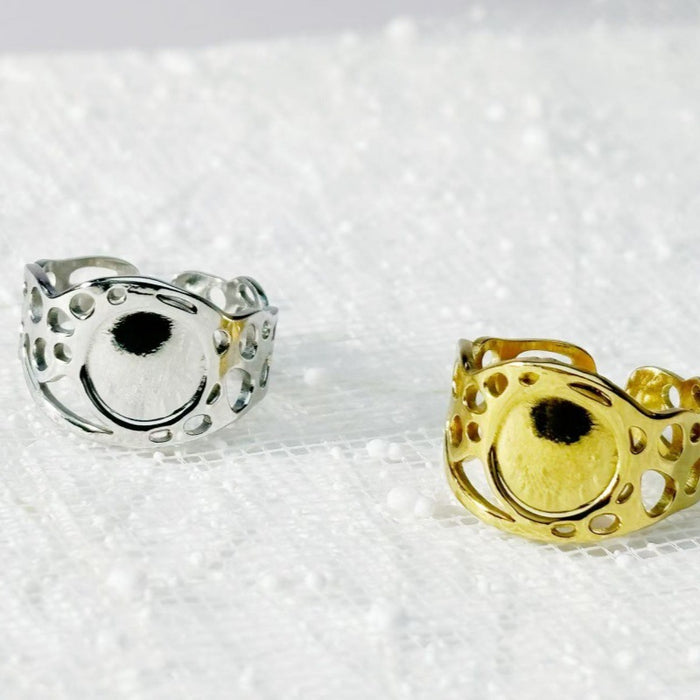 Wholesale Stainless steel ring holder, titanium steel tray, jewelry accessories