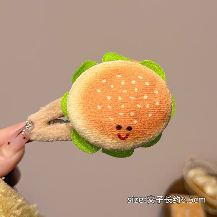 Wholesale Cute cartoon animal plush hair clips