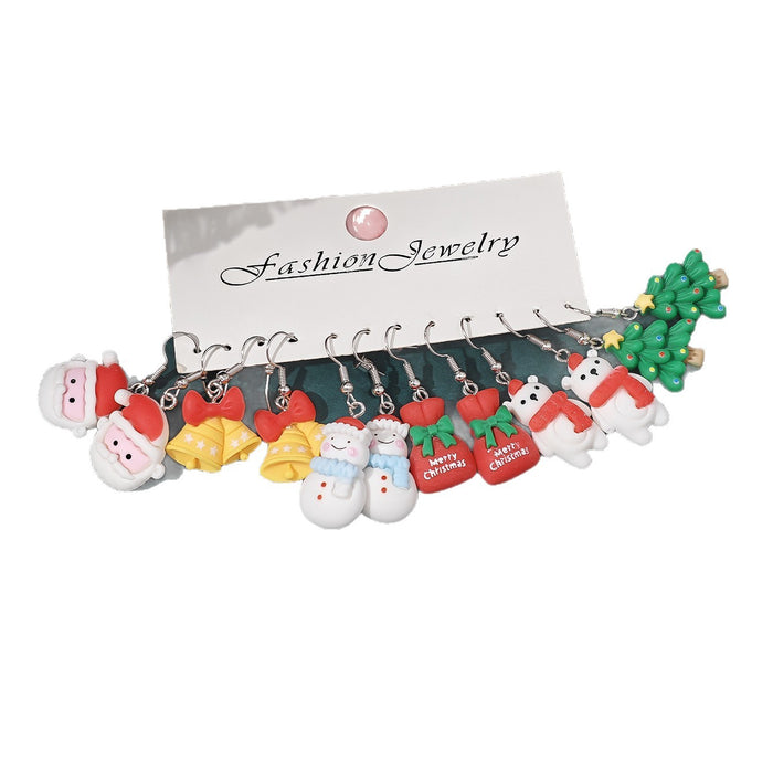 Wholesale Unique Creative Christmas Carnival Earrings