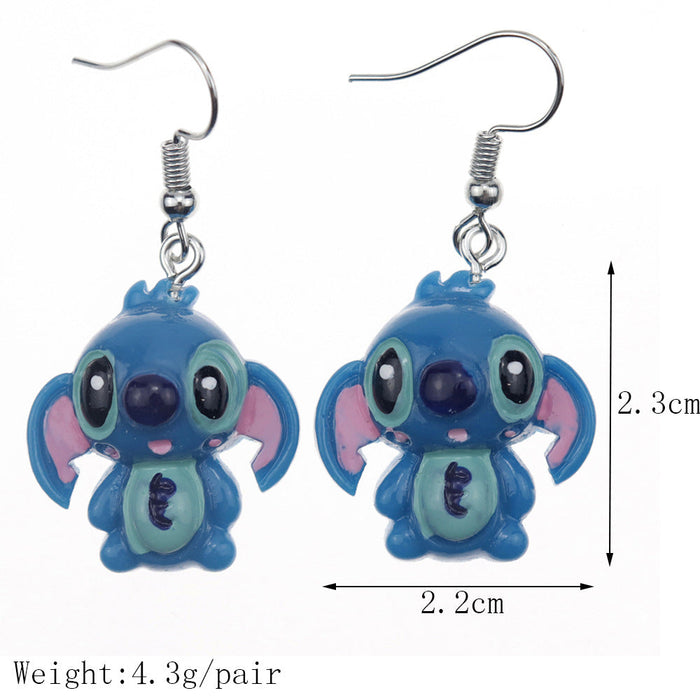 Wholesale Resin Earrings Cute Cartoon (S) JDC-ES-niqing004