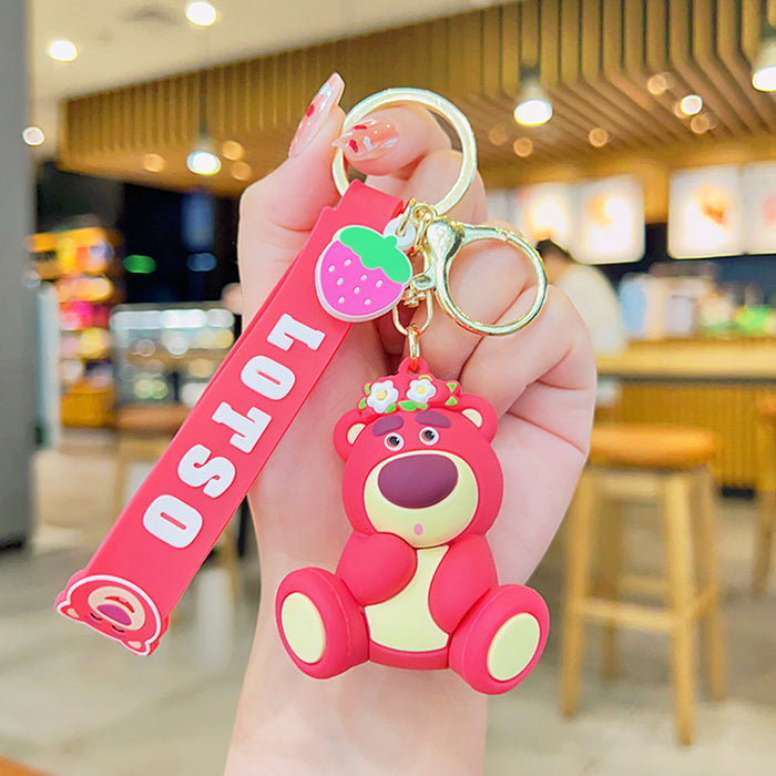 Wholesale Silicone Cartoon Doll Keychain JDC-KC-MingT099