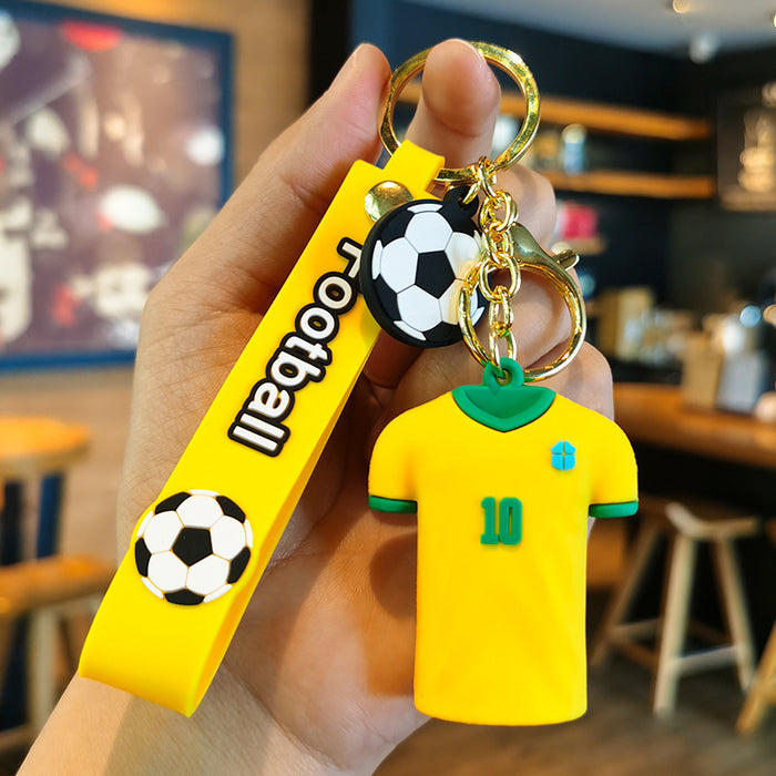 Wholesale Cartoon 3D Doll Rubber Keychain JDC-KC-Tingm044