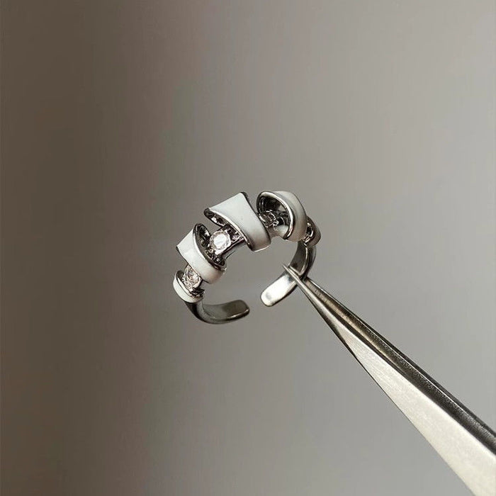 Wholesale Drop Oil Enamel Open Ring Elegant All-match Ring