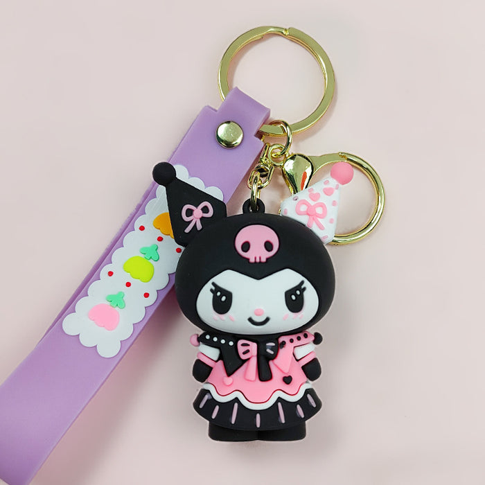 Wholesale Cartoon Doll Silicone Keychain JDC-KC-Tingm204