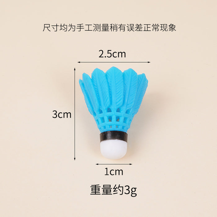Wholesale Badminton Keychain Pendant PVC Sports DIY Accessory MOQ≥5