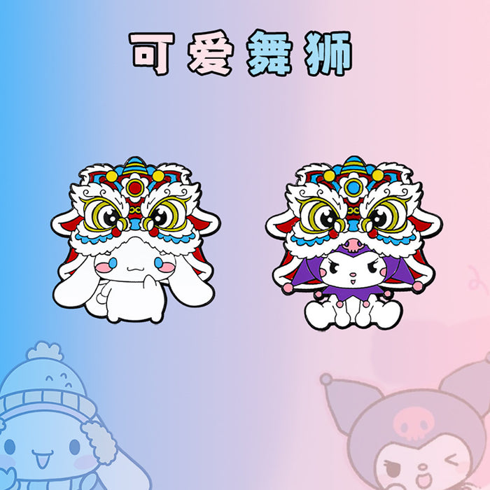 Wholesale Cartoon Metal Enamel Badge  Dance Cute Brooch Accessories