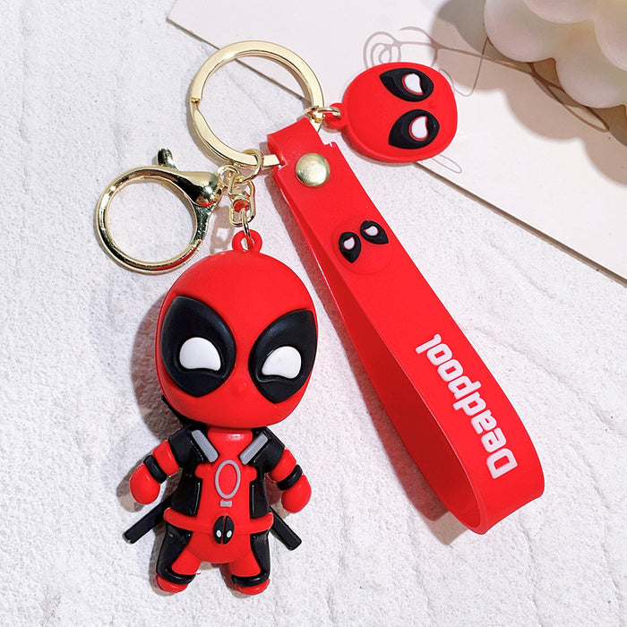 Wholesale Cartoon Silicone Doll Keychain JDC-KC-QiChao057