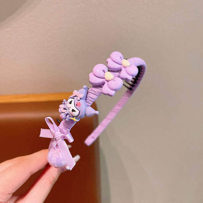Wholesale Plastic Cartoon Children' s Headband Anti-Slip Hairband Hair Accessory for Resale