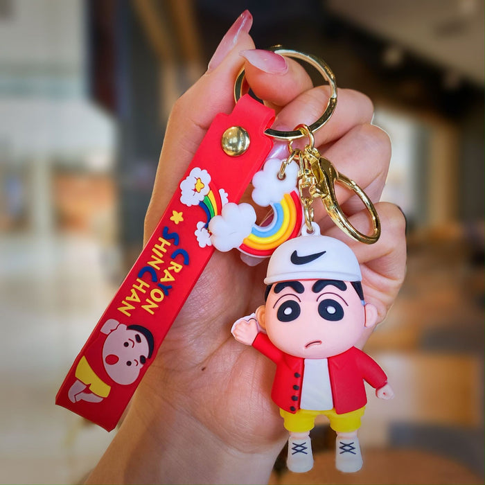 Wholesale Cartoon Silicone Doll Keychain JDC-KC-MingT037