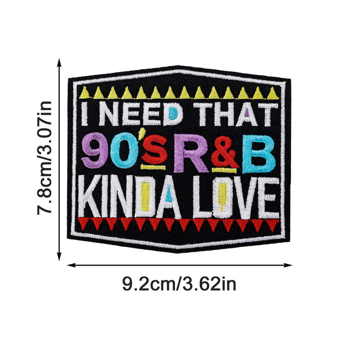 Wholesale inspirational English letter embroidery cloth DIY Patches