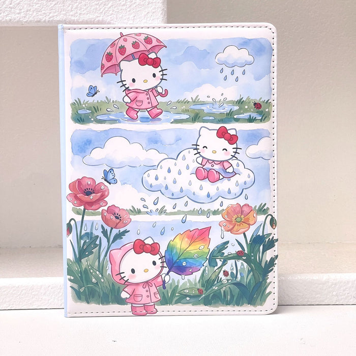 Wholesale Cartoon Kawaii PU Leather A5 Notebook with Gold Foil Print 100 Sheets Cute Cat Design