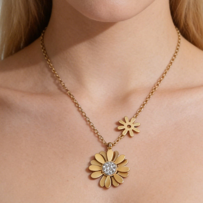 Wholesale 2pcs stainless steel small necklace