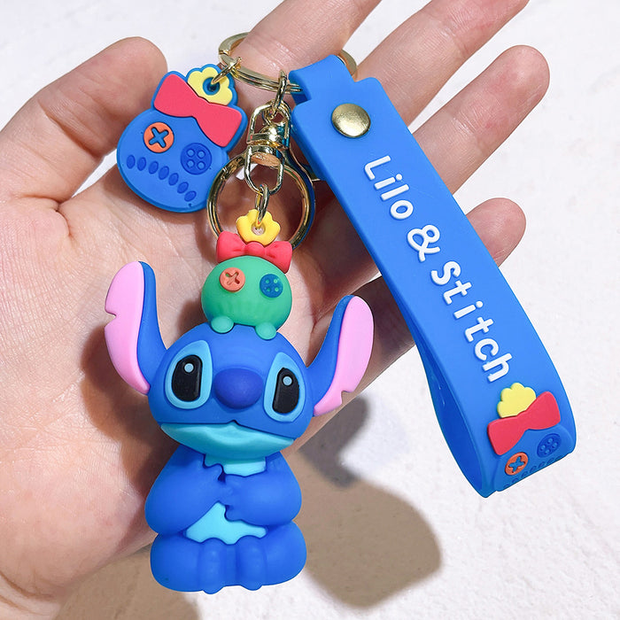 Wholesale Cartoon Silicone Doll Keychain JDC-KC-QiChao007