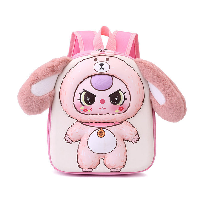 Wholesale Children's Schoolbag Plush Doll Cartoon Backpack Gift