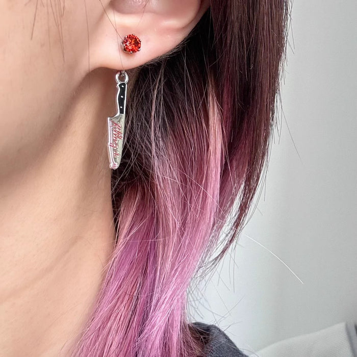 Wholesale Dagger Stud Stud Earrings Ear Buckle Retro Y2K Personality Niche Earrings Halloween