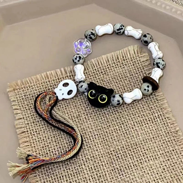 Wholesale Woven rope bracelet with niche design, tassel colored bracelet, and accessories