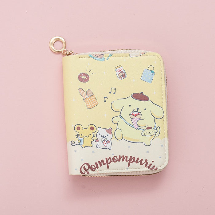 Wholesale Puppy Coin Purse Anime  Short Zipper Multifunctional Wallet