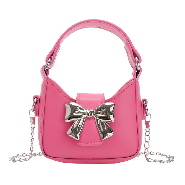 Wholesale Crossbody bag mini children's butterfly fashionable single shoulder PU chain bag