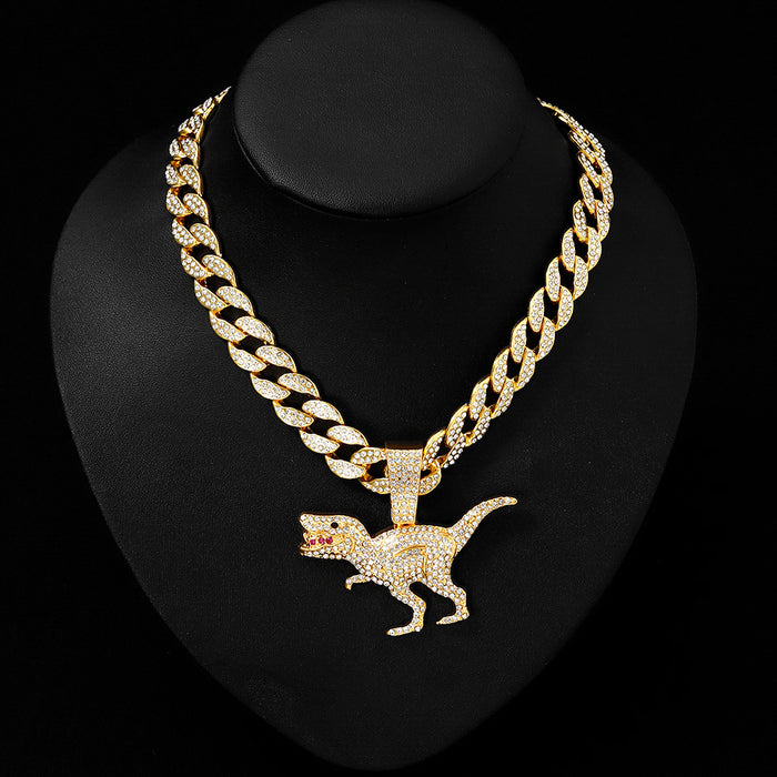 Wholesale Necklace Dinosaur Pendant Animal Explosions Personalized Men's Pendant Jewelry